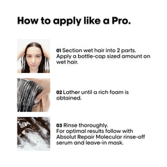 Loreal Professional SE Absolute Repair Molecular Shampoo 1500ml - loreal professional - loreal uae - dayjour- molecular absolute repair