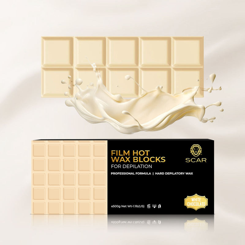 Scar Film Hot Wax Blocks White Chocolate 500g - Film hot wax blocks- dayjour