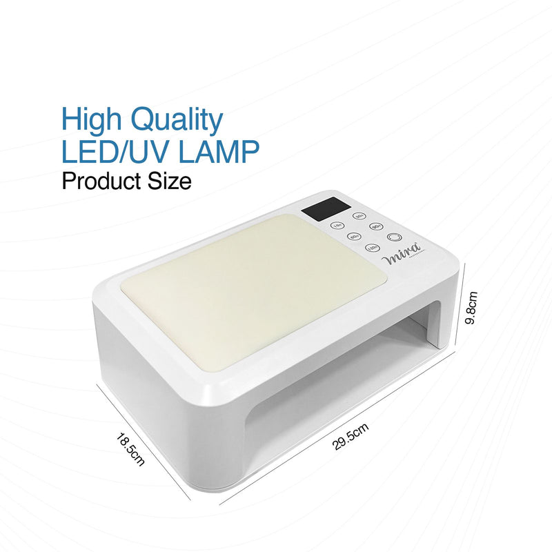 Mira Professional Nail Gel Polish UV LED Nail Dryer Lamp 2 Hands SUN25 - nail dryer - dayjour