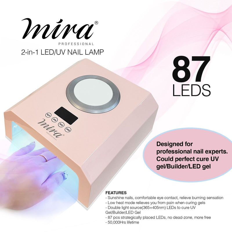 Mira Professional Nail Gel Polish UV LED Nail Dryer Lamp ZY D04 - nail dryer - dayjour - best gel nail polish dryer - uv LED nail dryer - Mira - UAE - gel nail polish dryer