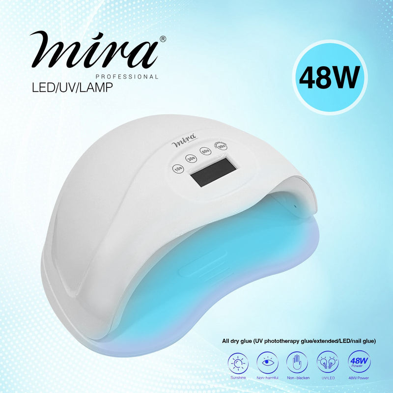 Mira Professional Nail Gel Polish UV LED Nail Dryer Lamp SUN55 - nail dryer - gel nail dryer - Professional nail dryer - Best UV LED nail dryer for home and salon use - Mira - Dayjour - UAE