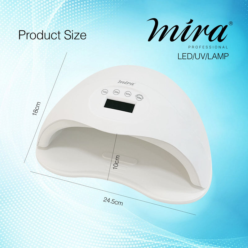 Mira Professional Nail Gel Polish UV LED Nail Dryer Lamp SUN55 - nail dryer - gel nail dryer - Professional nail dryer - Best UV LED nail dryer for home and salon use - Mira - Dayjour - UAE