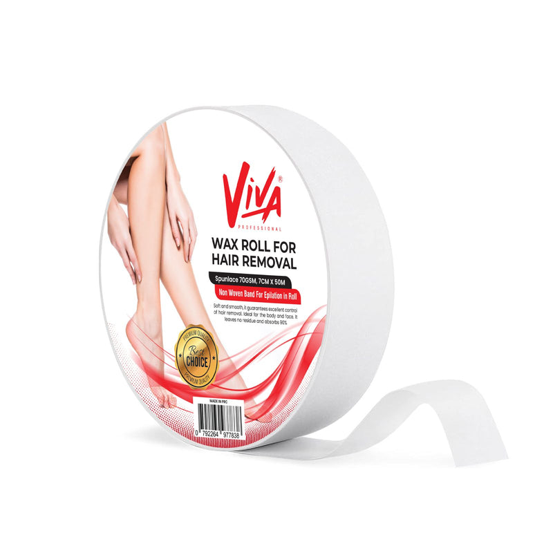 Viva Professional Paper Non Woven Wax Roll for Hair Removal 50M - wax roll - viva - dayjour