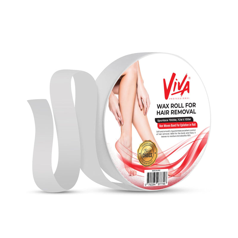 Viva Professional Paper Non-Woven Wax Roll for Hair Removal 100M - dayjour - viva wax roll