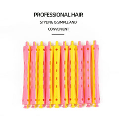 Hair Curling Plastic Rollers 12 pcs (PC 949) - dayjour