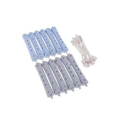 Hair Curling Plastic Rollers 12 pcs (PC 952)- dayjour
