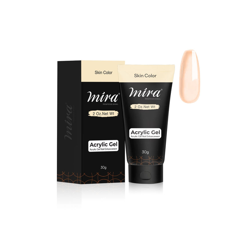 Mira Professional Acrylic Gel Nail Enhancement Extension Builder Skin Color Gel 30g - nail art- dayjour