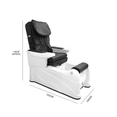 Pedicure Station Salon Spa Chair Black & White