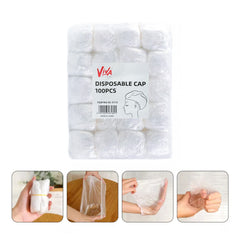 Viva Professional Disposable Waterproof Shower Caps 100 Pcs Handmade - dayjour