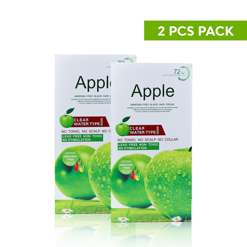 72H Black Apple Dye For Hair & Beard Pack Of Two - dayjour - apple hair dye color