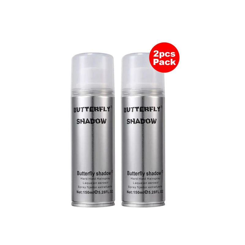 Butterfly Shadow Holding Hair spray 150 ml (2pcs) - butterfly spray -  سبراي مثبت للشعر باترفلاي شادو 150 مل (2حبة)dayjour-
