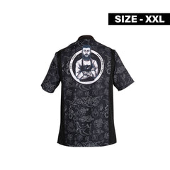 Comfortable Men's Black Barber Apron Uniform XXL- barber cape- salon- dayjour-UAE