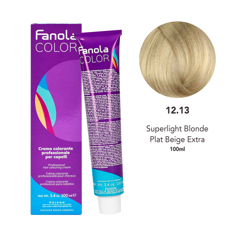 Fanola Hair Color 12.13 Superlight Blonde Plat Beige Extra 100ml