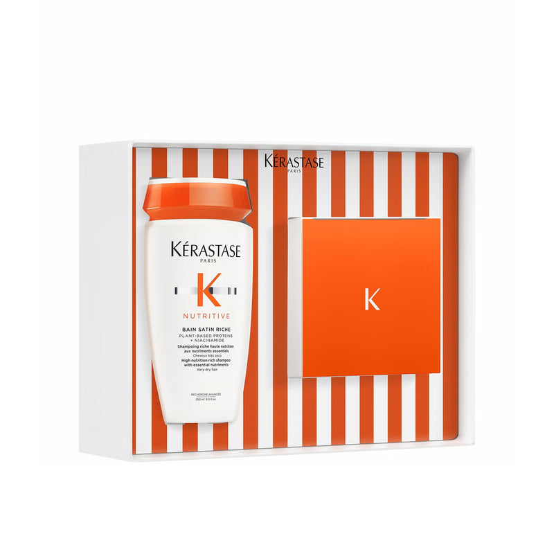 Kérastase Nutritive Duo – Bain Satin Riche Shampoo 250ml & Masquintense 200ml | Deep Nutrition for Dry Hair - Kerastase UAE - Nutritive shampoo Abu Dhabi - Dayjour - UAE
