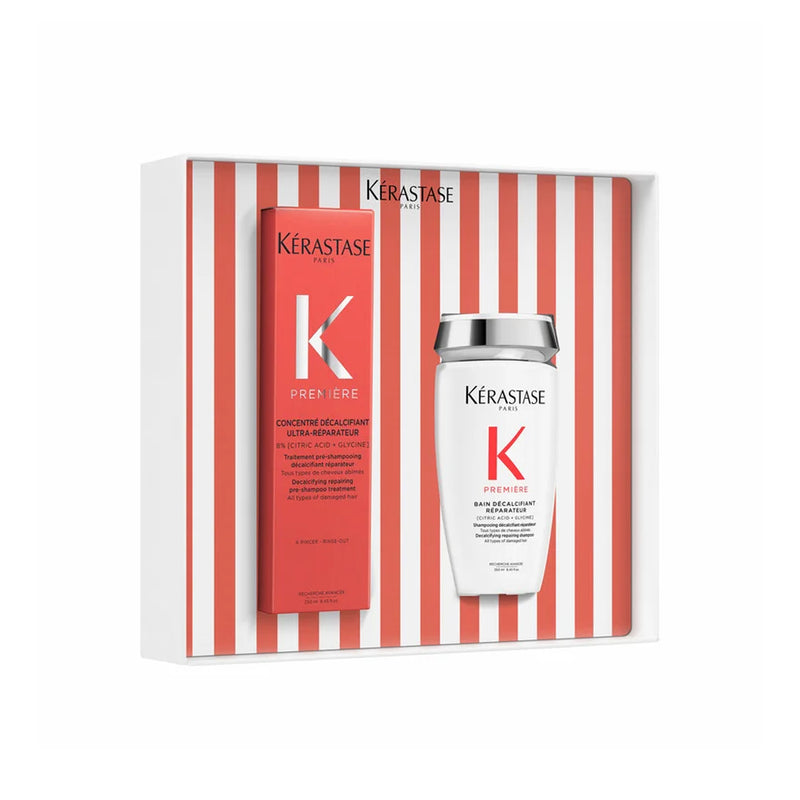 Kérastase Première Duo – Concentré Décalcifiant Pre-Shampoo 250ml & Bain Décalcifiant Réparateur Shampoo 250ml