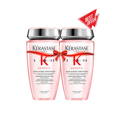 Kerastase Genesis Bain Hydra-Fortifiant 250ml Duo Offer Package- low price - kerastase uae - kerastase shampoo - kerasatse genesis shampoo - offer sale - anti hair fall shampoo - Dayjour - UAE - shampoo - hair care - Dubai - offer sale - duo pack