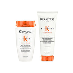 Kerastase Nutritive Bain Satin Riche Shampoo and Lait Vital Conditioner Package - Kerastase Nutritive Shampoo - Kerastase Nutritive Conditioner - Nutritive Abu Dhabi - Kerastase Package - Dayjour - Dubai