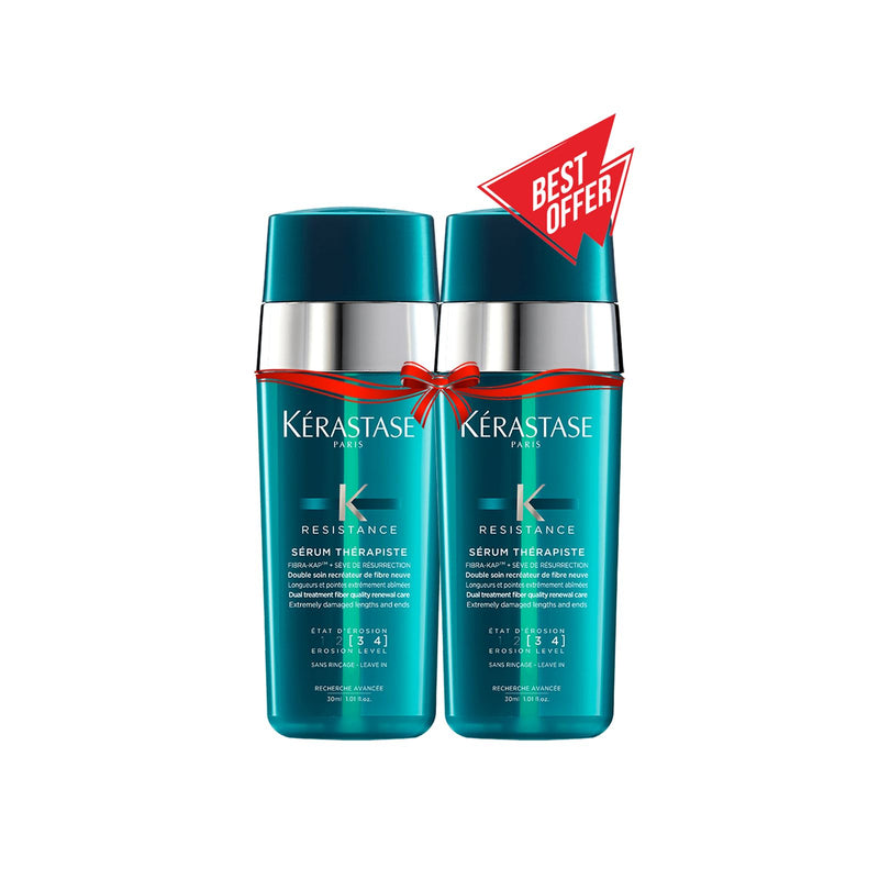 Kerastase Resistance Serum Therapiste Dual Treatment 30 ml Duo Offer Package - kerastase uae-dajour