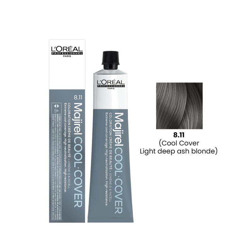 Loreal Professional Hair Color Majirel Cool Cover 50ml 8.11 Light Deep Ash Blonde-L’Oreal hair color-loreal uae- loreal professional- Dayjour