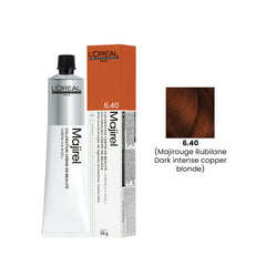 Loreal Professional Hair Color Majirel 50ml 6.40 Majirouge Rubilane Dark Intense Copper Blonde-L’Oreal hair color-loreal uae- loreal professional- Dayjour