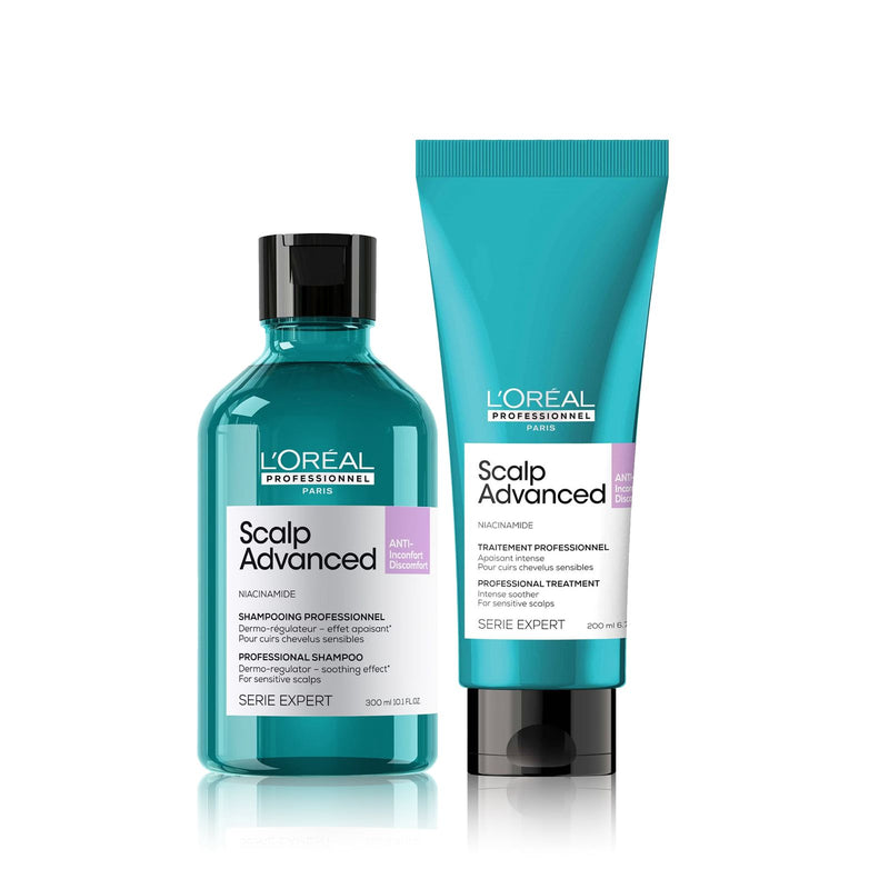 L'Oréal Professional SE Scalp Advanced Anti-Discomfort Hair Shampoo and Treatment Package - loreal uae- loreal package- dayjour