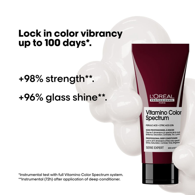 L'Oréal Professional Vitamino Color Spectrum Conditioner 200ml - Serie Expert Deep Conditioner - hair conditioner - Loreal UAE - hair conditioner for color treated hair - vitamino color spectrum conditioner - Dayjour - Abudhabi - UAE - hair care