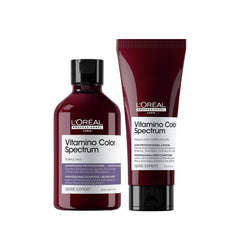 L’Oréal Vitamino Color Spectrum Purple Shampoo and Conditioner Duo - Loreal UAE - Shampoo and Conditioner package - vitamino color spectrum - offer package - UAE - Dayjour