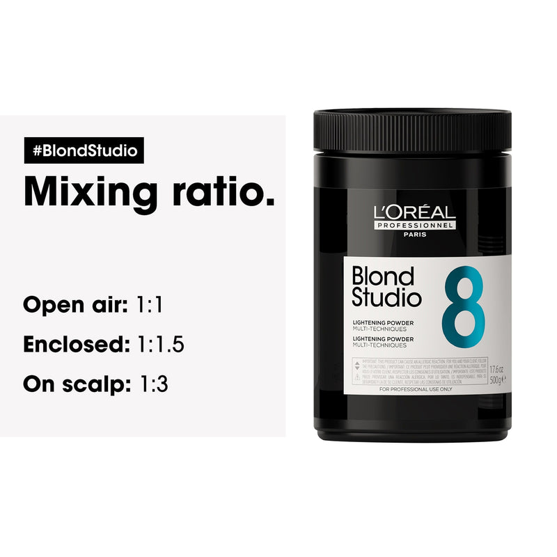 Loreal Professional Blond Studio 8 Lightening Powder 500g Bottle