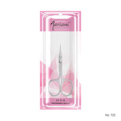 Mariani Professional Stainless Steel Eyebrow and Cuticle Scissor No 722 2Pcs
