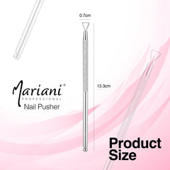 Mariani Professional Stainless Steel Cuticle Nails Pusher 725 3 Pcs
