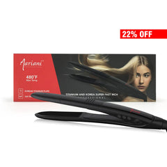 Mariani Professional Hair Iron Straightener Black - hair styling tools - styling tool - salon - spa - hair straightener - hair care - Mariani - hair care - Dayjour - Abu Dhabi - UAE - offer sale - hair iron