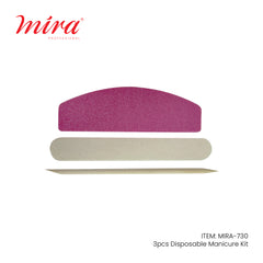 Mira Disposable Manicure Pedicure 3 Pcs Tools Set 730-nail tools-dayjour