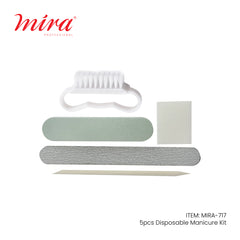Mira Disposable Manicure Pedicure 5 Pcs Tools Set 717-nail tools-dayjour