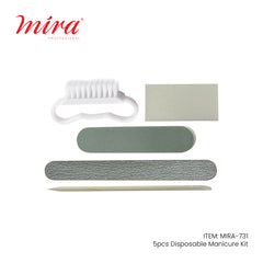 Mira Disposable Manicure Pedicure 5 Pcs Tools Set 731-nail tools-dayjour