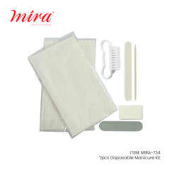Mira Disposable Manicure Pedicure 7 Pcs Tools Set 734-nail tools-dayjour