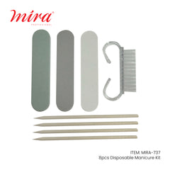 Mira Disposable Manicure Pedicure 8 Pcs Tools Set 737-NAIL TOOLS-DAYJOUR