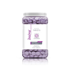 Mira Foot Tablets Jar Lavender 420pcs x 6.5gm - foot tablets - pedicure procedure - pedicure - foot care - salon supplier - dayjour