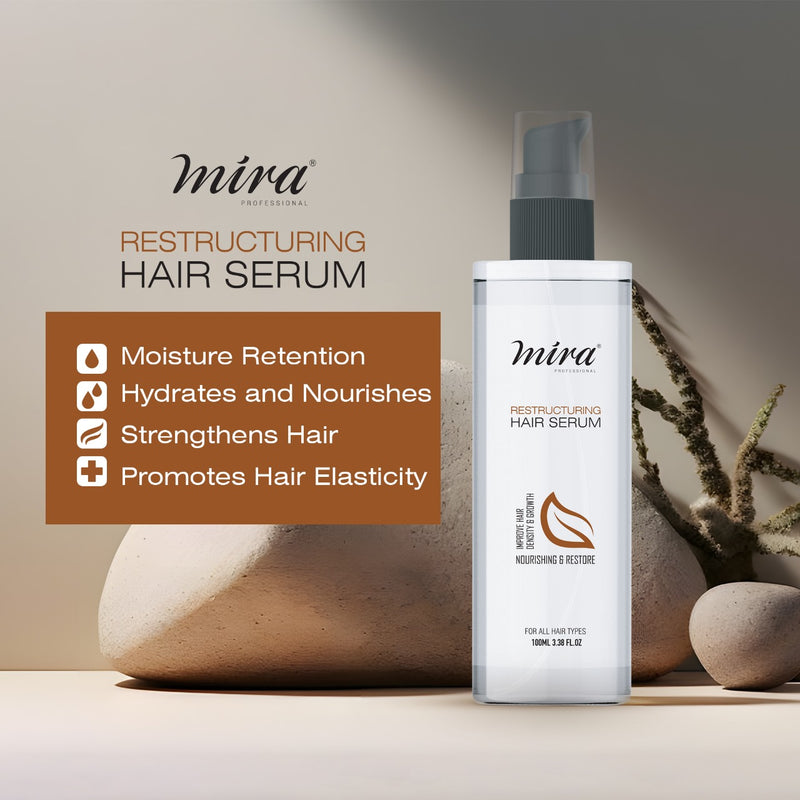 Mira Restructuring Hair Serum 100ml for Improving Hair Density Growth - dayjour - hair serum - hair serum for hair care - hair serum for nourishing and restoring - restructuring hair serum - Mira - hair serum for all hair types - UAE