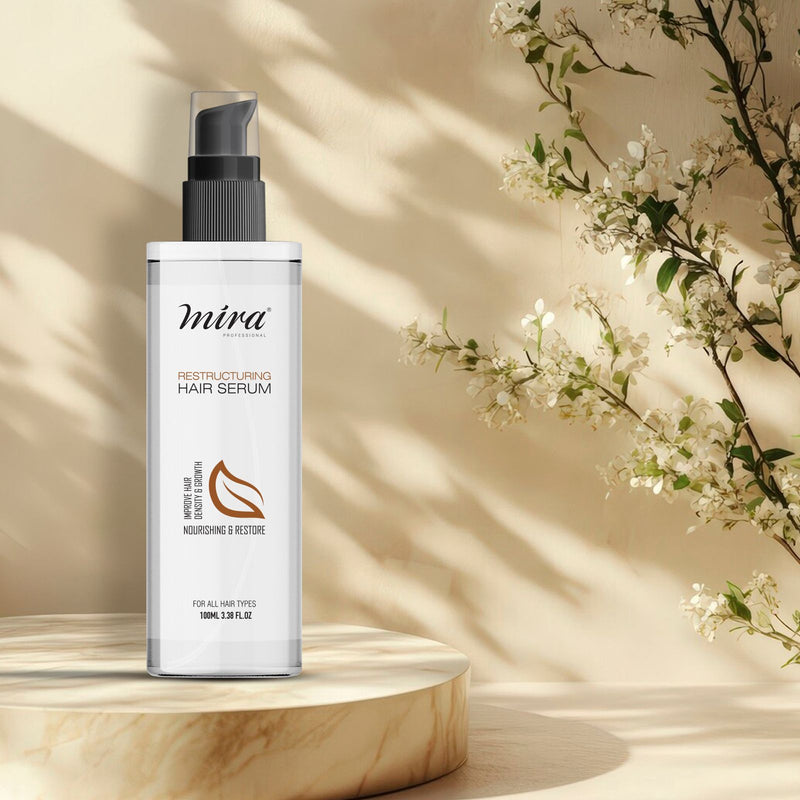 Mira Restructuring Hair Serum 100ml for Improving Hair Density Growth - dayjour - hair serum - hair serum for hair care - hair serum for nourishing and restoring - restructuring hair serum - Mira - hair serum for all hair types - UAE