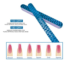 Mira Professional Straight Nail File 25pcs No. 710