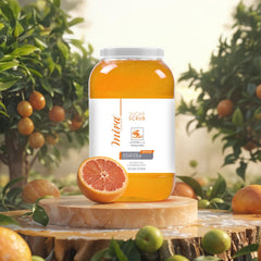 Mira Foot & Body Sugar Scrub Vitamin C & Mandarin 5Kg - Mira professional - body scrub - foot scrub - sugar scrub - body sugar scrub- dayjour