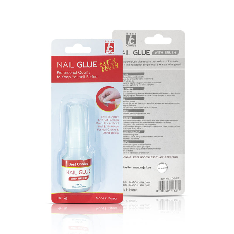 Nail Glue with Brush Best Choice 7g