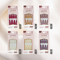 Opoola Fashion Nails Tips Glue Includes 12 sizes - Dayjour