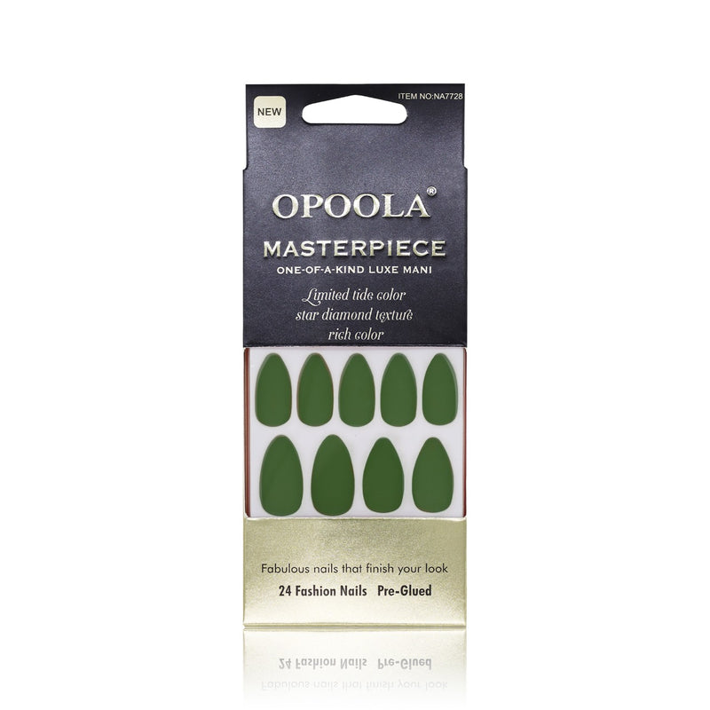 Opoola Pre Glued Fashion Nail Extension Nail Tips 24 Pieces - Dayjour