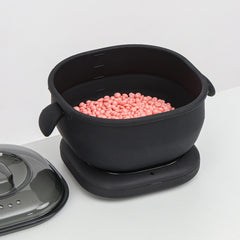 Professional Black Silicone Wax Heater with Ergonomic Handle – Ideal for Salon & Home | SS-001A