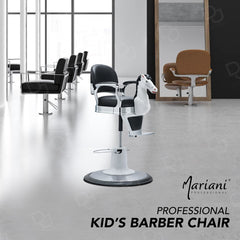 Salon Kids Barber Chair black & White - Dayjour