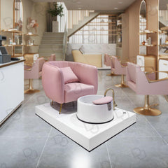Beauty salon pedicure spa station - pink - dayjour