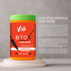 Viva Professional Btox Protein Hair Mask 1000ml – Nourish, Smooth & Repair - professional protein hair mask - Dayjour - Btox hair mask