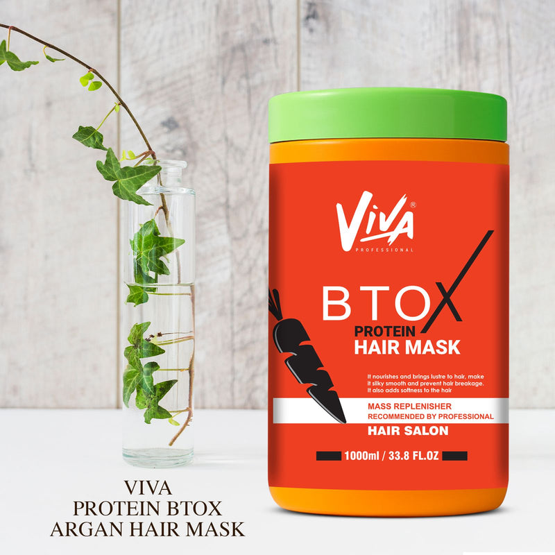 Viva Professional Btox Protein Hair Mask 1000ml – Nourish, Smooth & Repair - professional protein hair mask - Dayjour - Btox hair mask Saudi Arabia
