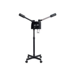 Viva Professional Hot & Cold Face Steamer Black  Dual Pipe Design for Salon & Spa Use - Facial steamer - face steamer for salon - Dayjour - UAE - Salon equipment Saudi Arabia